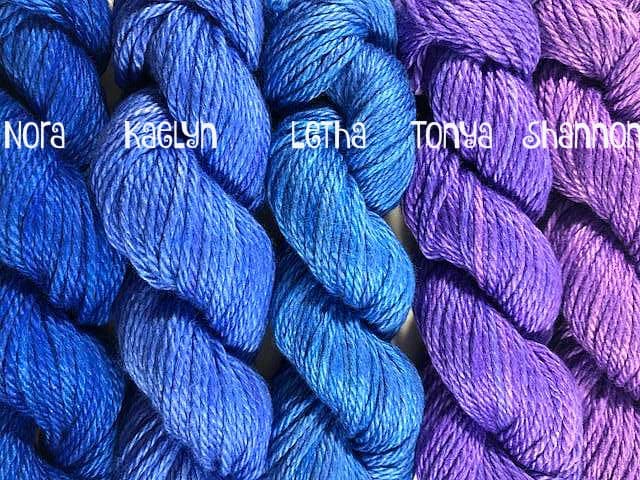 Rainbow Yarn Kit - 25 Mini Skeins - Fiber Gift Set - Hand Dyed Bamboo Cotton Yarn - 25 Skeins and Colors - Temperature Blanket Kit - Vegan