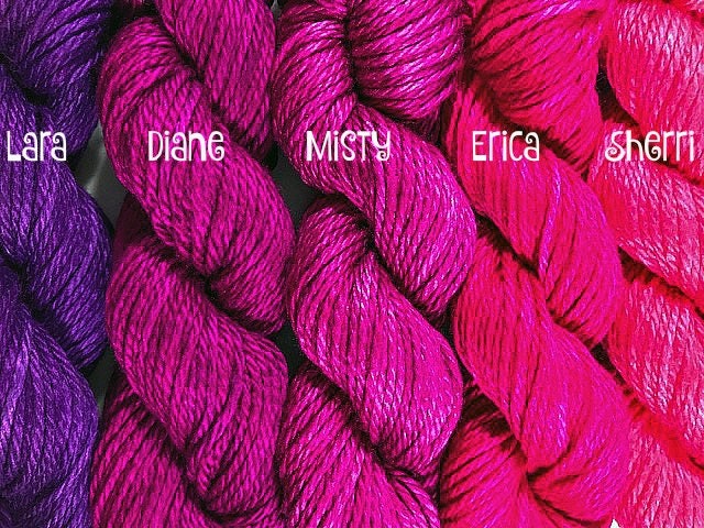 Hand Dyed "Ultra" Mini Skeins (25 yds) - Semi Solid Yarn - Bamboo Cotton - DK Light Worsted - 25 Vibrant Colors - Vegan Artisan Yarn - 3 Ply