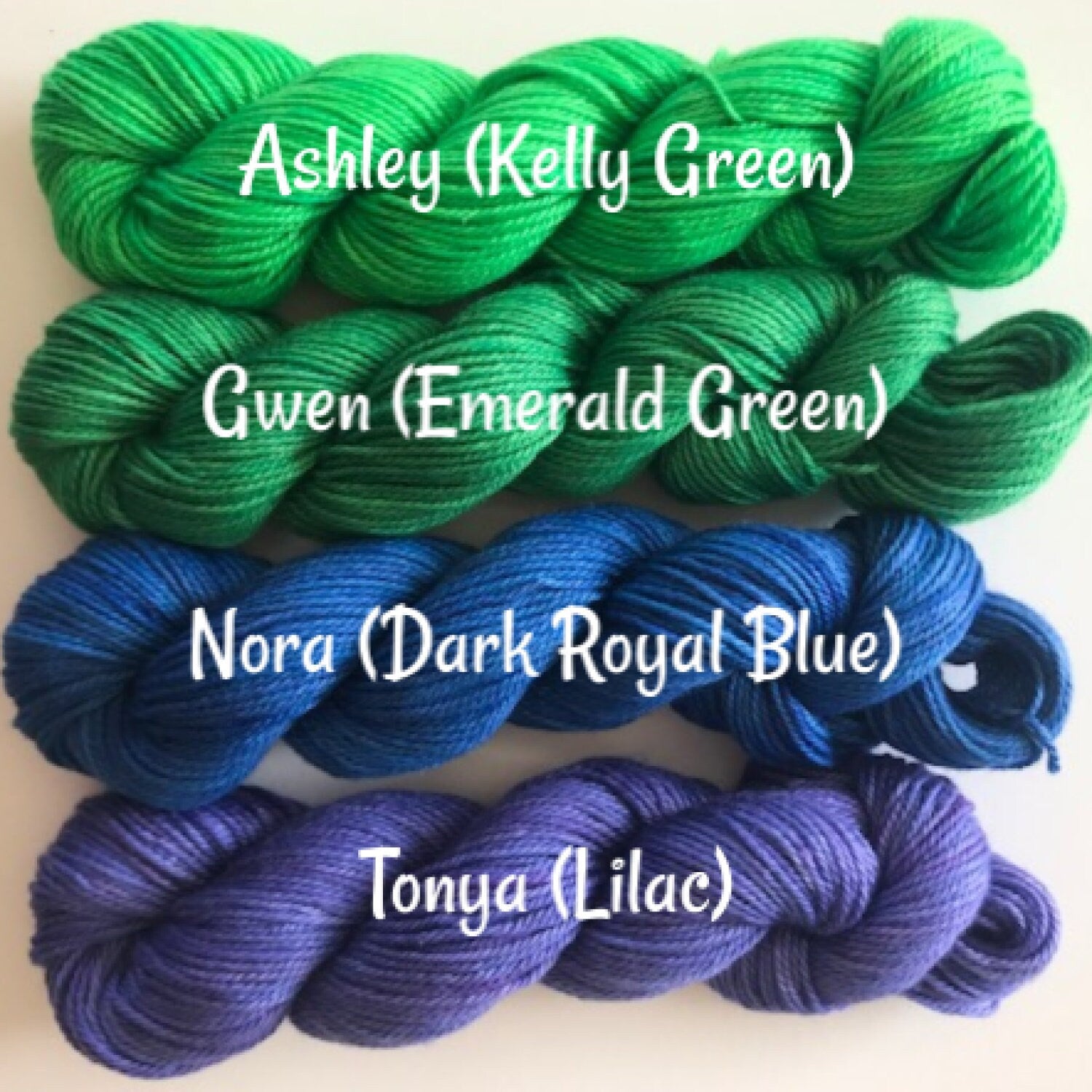 Rainbow Hand Dyed Yarn Kit - Vegan Fiber (Bamboo Cotton) - Fingering Wt Mini Skeins - Indie Dyed Artisan 3 Ply Fiber - Semi Solids & Tonals