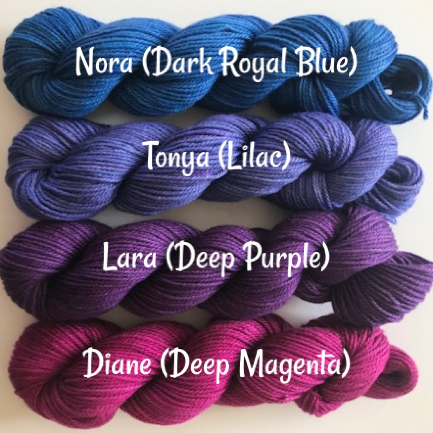 Rainbow Hand Dyed Yarn Kit - Vegan Fiber (Bamboo Cotton) - Fingering Wt Mini Skeins - Indie Dyed Artisan 3 Ply Fiber - Semi Solids & Tonals