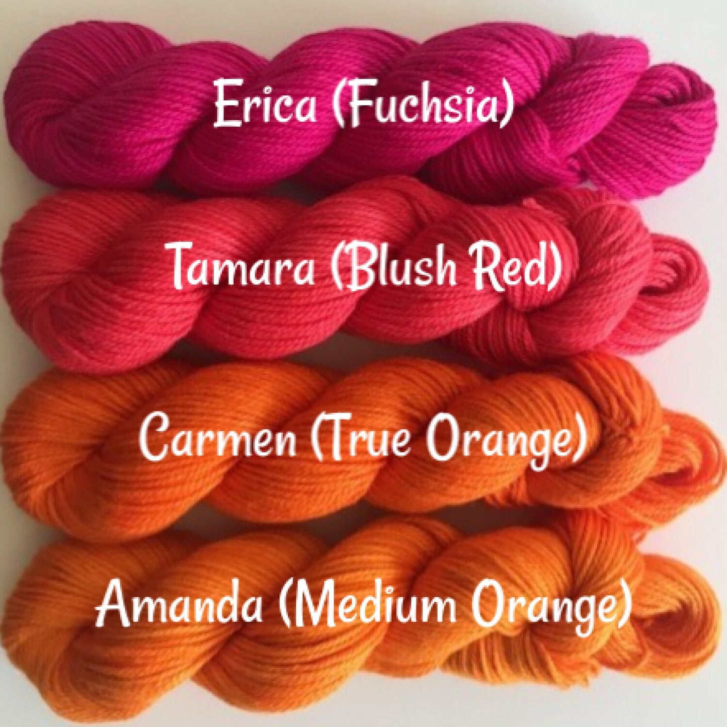 Rainbow Sock Yarn Kit (Vegan) - Fingering Weight Hand Dyed Bamboo Cotton - Semi Solid / Tonal Artisan Yarn - (10) 106 yd Mini Skeins - 3 Ply