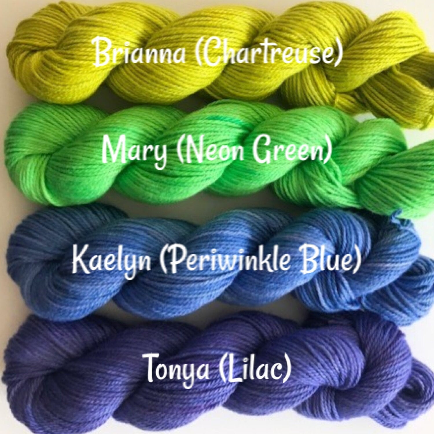 Rainbow Sock Yarn Kit (Vegan) - Fingering Weight Hand Dyed Bamboo Cotton - Semi Solid / Tonal Artisan Yarn - (10) 106 yd Mini Skeins - 3 Ply