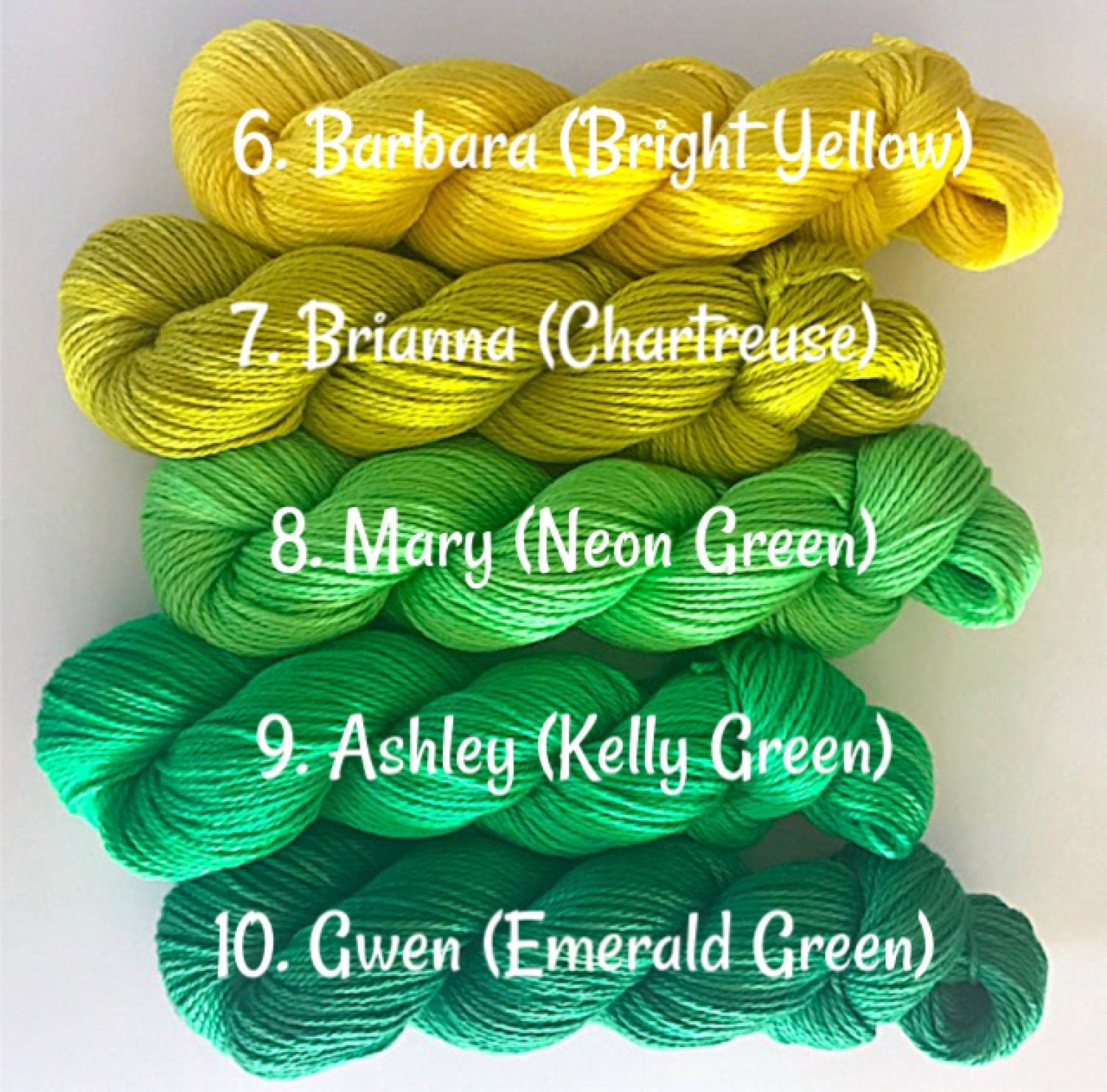 Vegan Yarn Hanks - Hand Dyed - DK / Light Worsted - Choose Your Color and Skein Size - Semi Solids and Tonals - Bamboo Cotton 3 Ply Sport