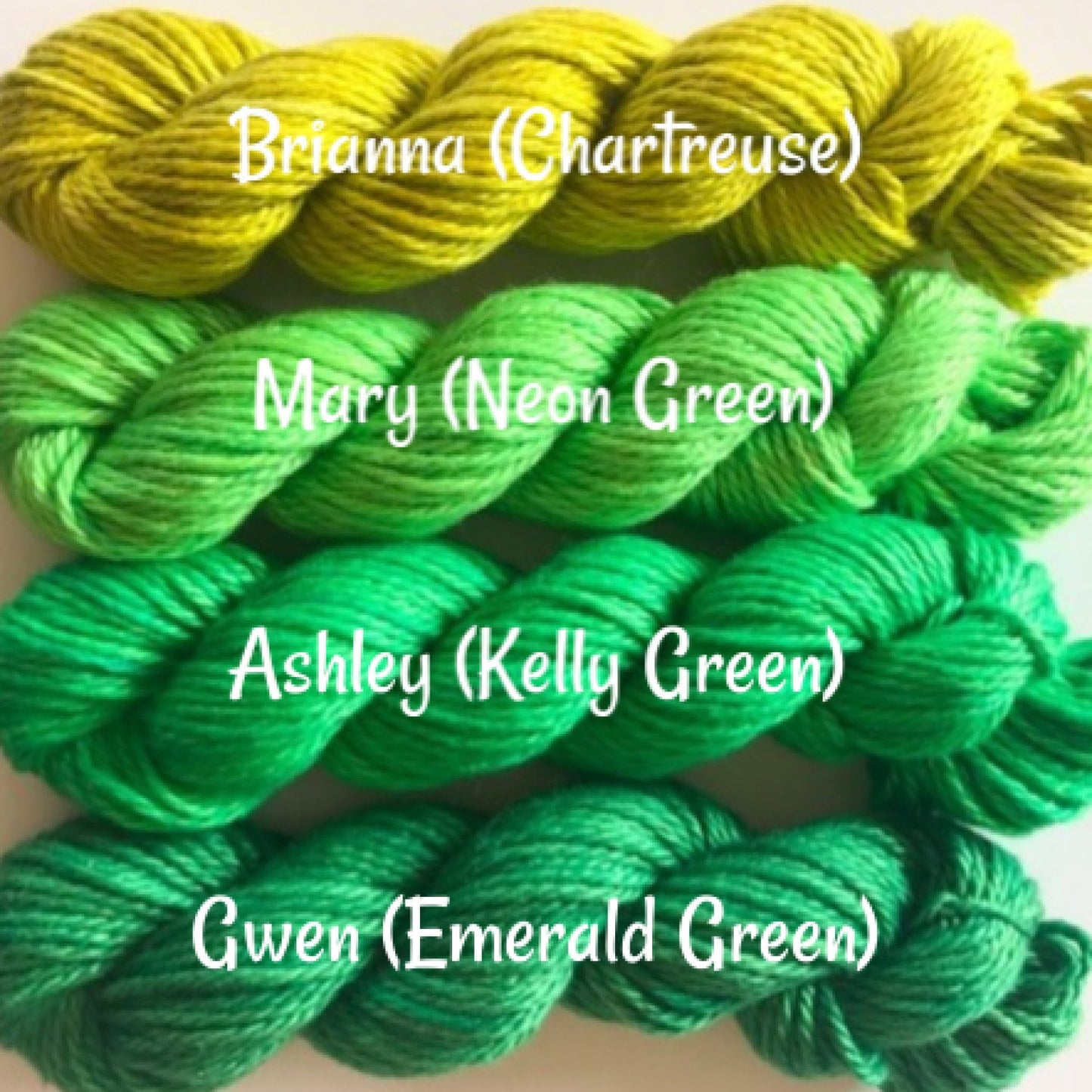 Hand Dyed Rainbow Fiber Set - Vegan (Bamboo Cotton) - Ten 53 yd DK / Light Worsted Mini Skeins - Semi Solids / Tonals - 3 Ply Baby / Sport