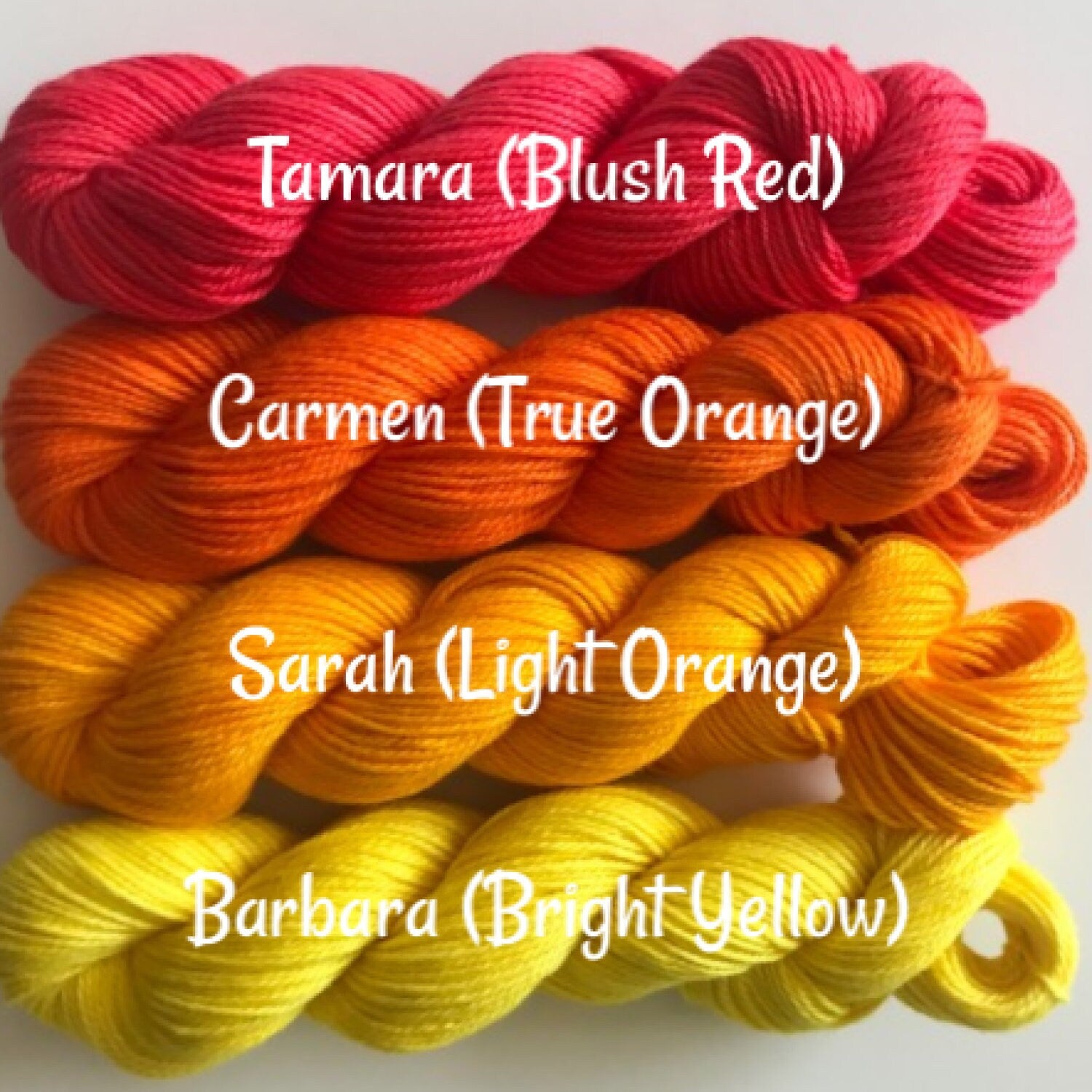 Vegan Yarn Kit - Fingering / Sock Weight Bamboo Cotton - Hand Dyed Semi Solid Thread - Crochet and Knitting Fiber - Soft 3 Ply Shawl Yarn