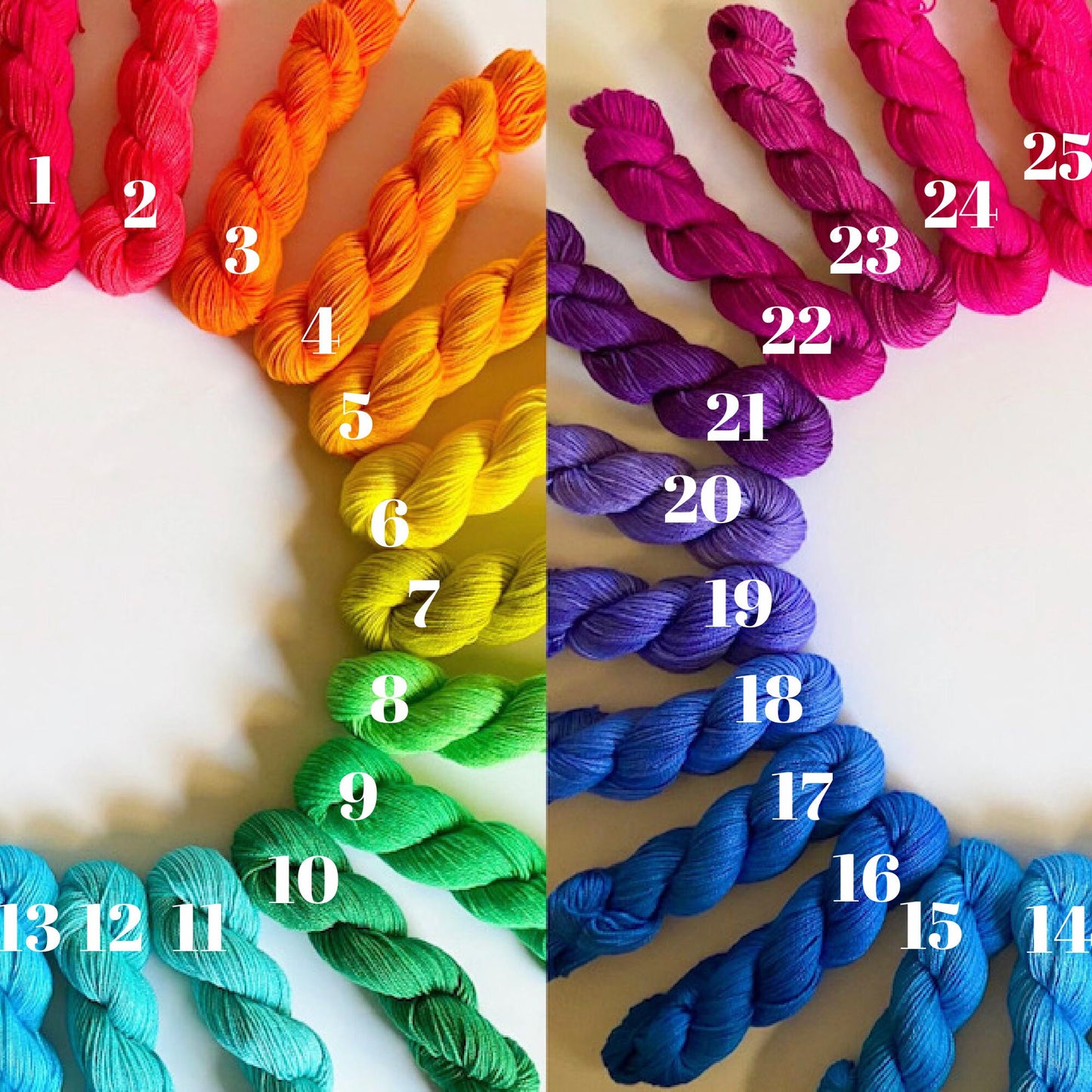 Vegan Sock / Fingering Weight Hand Dyed Yarn - Choose Your Color and Skein Size - Bamboo Cotton - 3 Ply - Semi Solids & Tonal Fibers