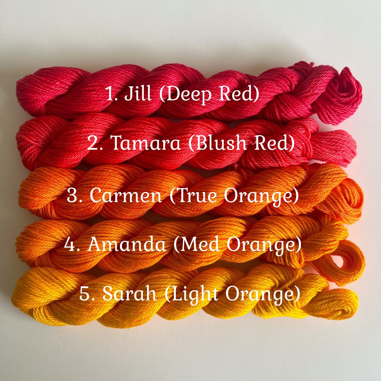 Make Your Own Yarn Kit | 54 yd mini skeins | Hand Dyed Vegan 100% Pima Cotton DK/ Sport Weight | Pick 6 to 30 Colors | 4 Ply Semisolid Yarn