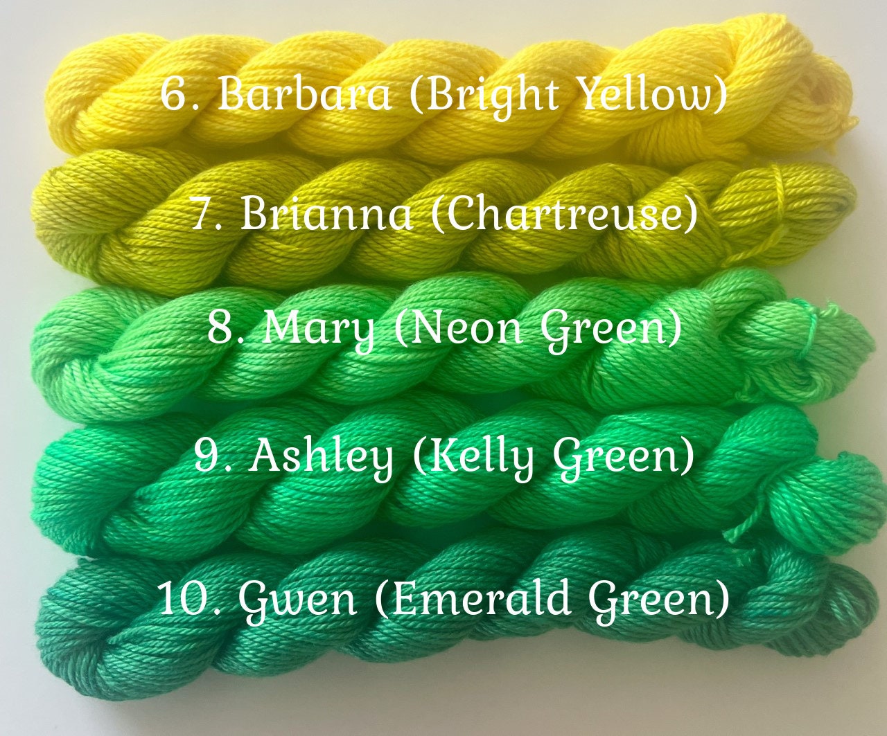 Vegan Hand Dyed 25 Color Rainbow Ultra Mini Skein Yarn Set | Fingering Wt Bamboo Cotton 50 yd Minis | 1,250 Total Yds | Semisolid Shawl Yarn