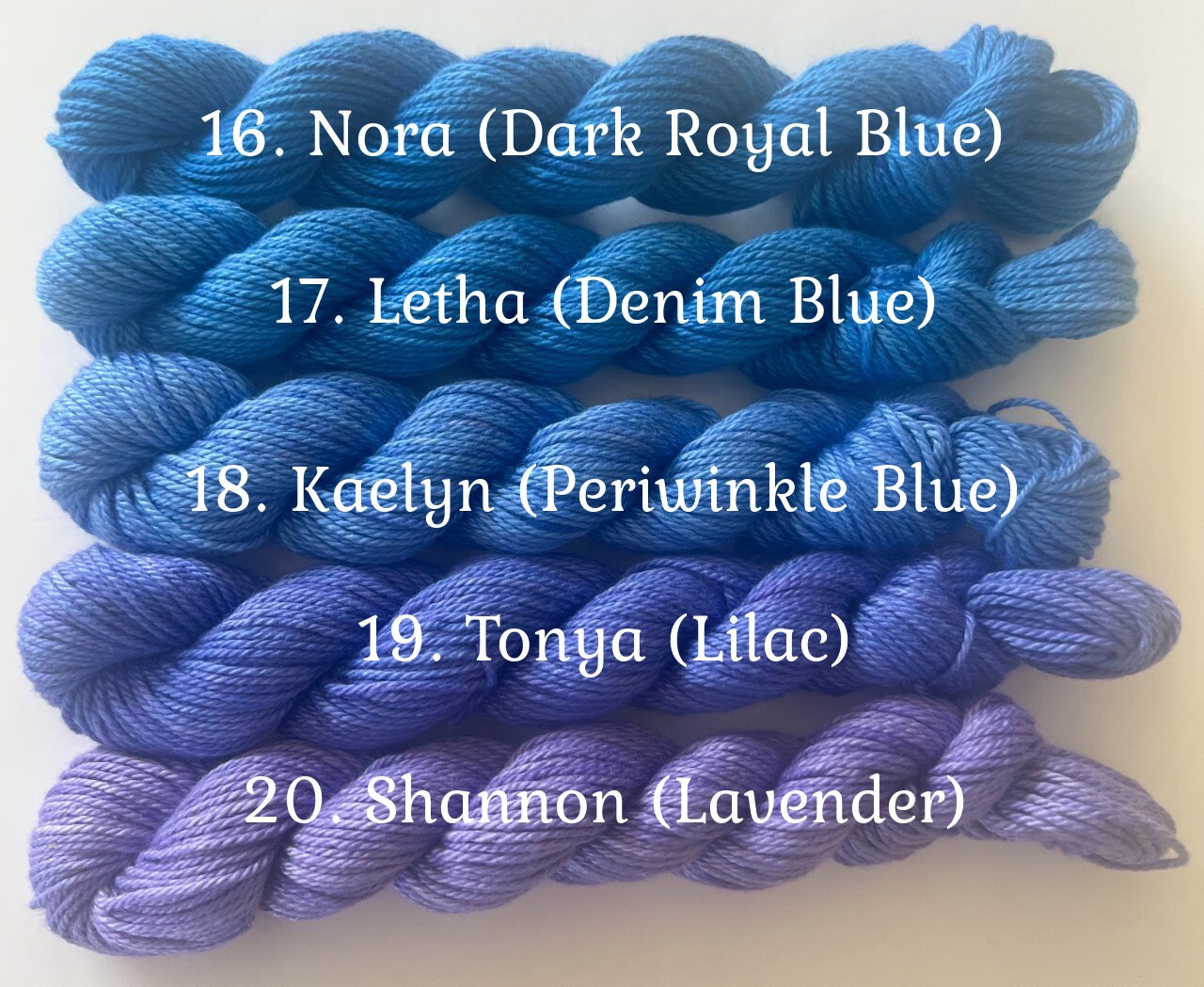 Hand Dyed Vegan Yarn Samples - 3 for 7.00 - Choose your color, receive a 3-5 yard sample on 3 different types of vegan fiber!