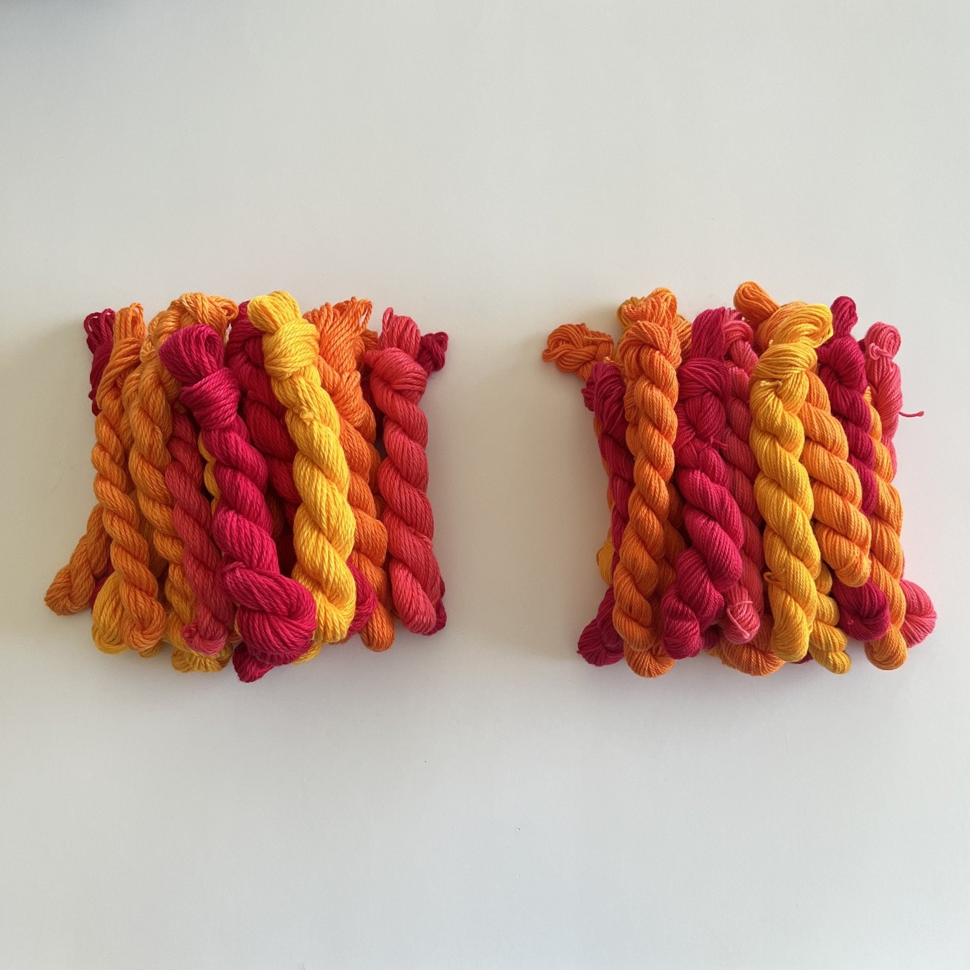 Hand Dyed Vegan Fingering Weight Scrap Yarn by the Ounce | Bamboo Cotton - Choose Color Grouping | Limited Time Product - Ready to Ship